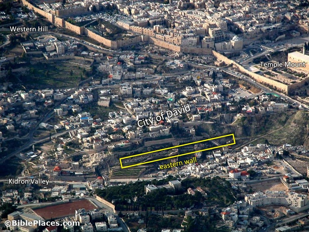 City of David from the southeast