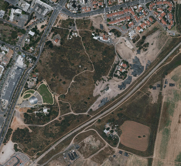 Aerial View of Tel Yavne